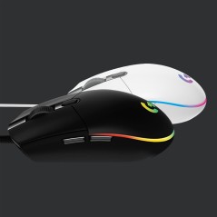 Logitech Gaming Mouse G203 LIGHTSYNC - Optisk, Kabling, Sort - Præcision & Komfort til Gamere!